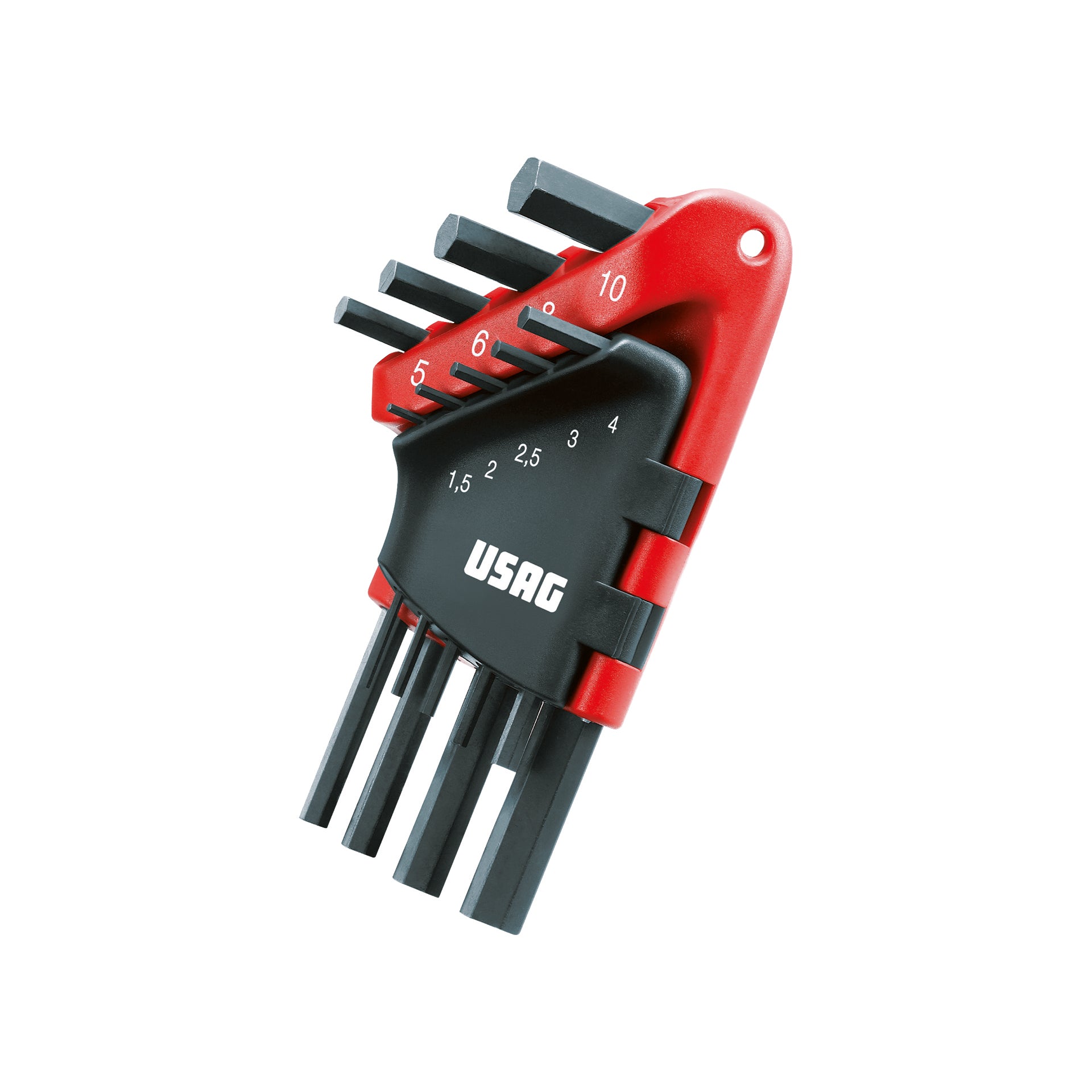 280 N/S9 - Serie di 9 chiavi maschio esagonale - Usag - U02800731 280 N/S9 - Serie di 9 chiavi maschio esagonale - Usag - U02800731
